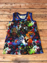 Load image into Gallery viewer, 3 Children&#39;s Tank Tops in Mystery Prints NB-5T42