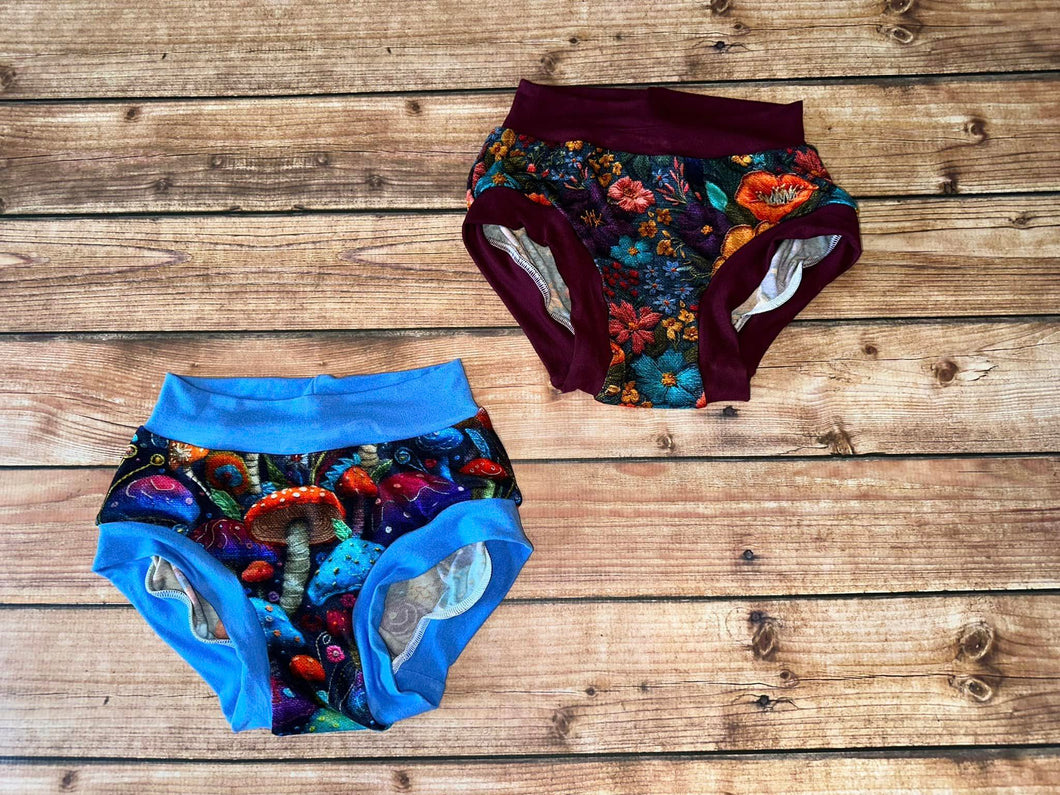 3 Pair Assorted Mystery Print Girls Undies