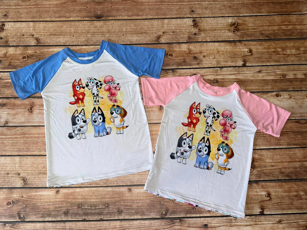 3 Children's Size Short Sleeve Shirts in Mystery Prints